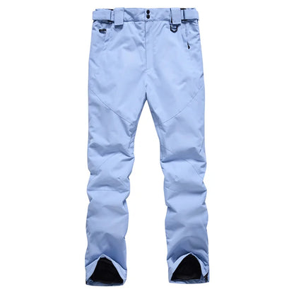 Women and Men's Ski Trousers Windproof Waterproof Snowboarding Winter Outdoor Warm Breathable Snow Male Female Sports Pants