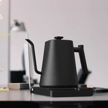 Intelligent Temperature Controlled Hand Brewed Coffee Pot Stainless Steel Fine Mouthed Electric Heating Water Insulation Kettle