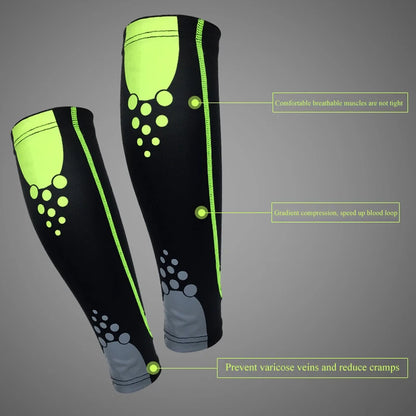 Sport Calf Compression Sleeves Leg Sock Running Cycling Leg Warmers Runners Shin Splint Varicose Vein Pain Relief