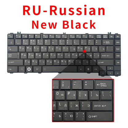 New keyboard For Toshiba Satellite C600 C645 L600 L600D L630 L635 L640 L645 L700 L730 L740 L745 L730 L735 US