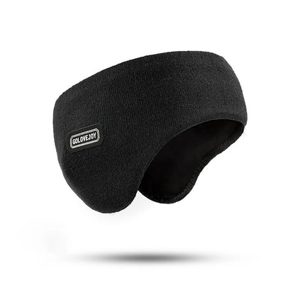 GTUBIKE Winter Unisex Thicken Warm Fur Earmuffs for Men Women Velvet Plush Ear Muffs Protector Outdoor Cycling Skiing, Black