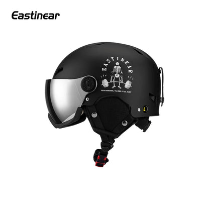 Eastinear polar bear Ski Helmet Men Snow Goggles In One Anti-Impact Snowboard Helmet For Adult Women Snowboard Safety Helmet