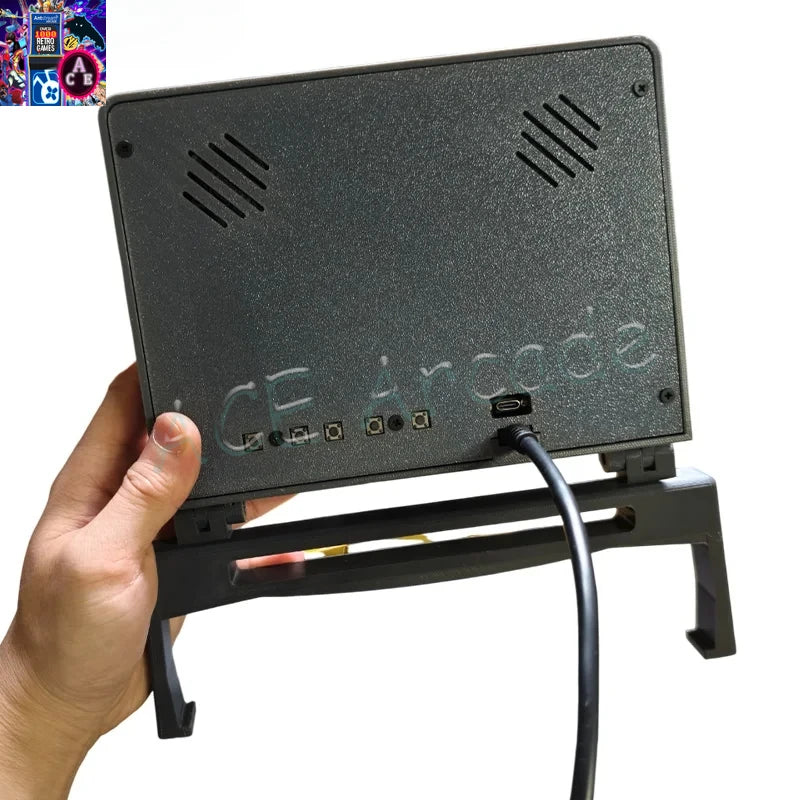 Original Design 64 Bit N64 Host 8-inch 4:3 Mini Portable Screen for Home Retro Arcade Game Console LCD Dedicated Screen