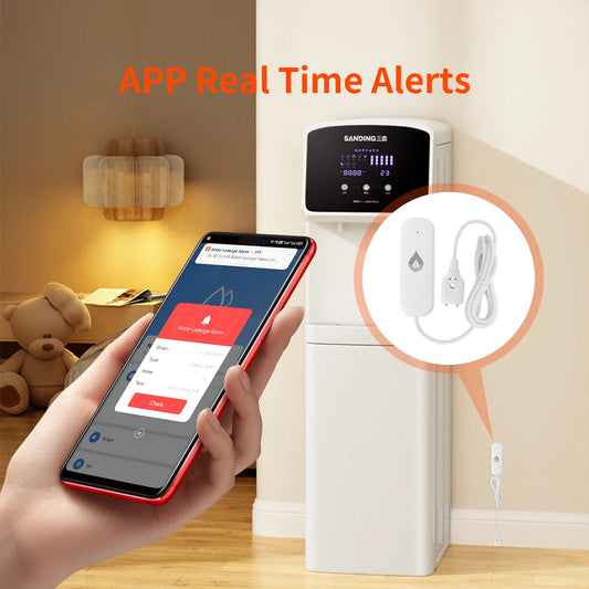 Tuya WiFi/Zigbee Water Sensor Underground Water Level Leak Detector Smart Home Security APP Remote Monitor Security Protection