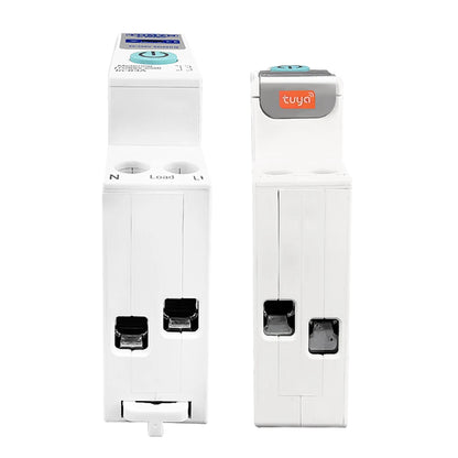 TUYA smartlife 1- 63A TOMZN 1P+N WIFI Smart Switch Energy Meter Kwh Metering Monitoring Circuit Breaker Timer Relay MCB