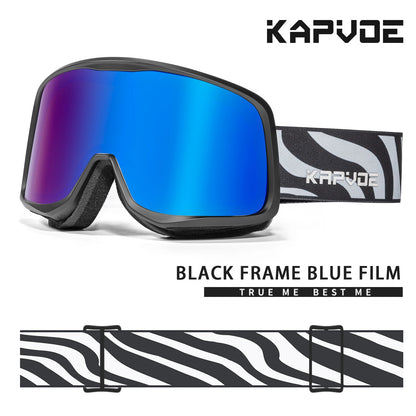 KAPVOE Sale OTG Photochromic Ski Snowboard Goggles Women Men Outdoor Sports Skiing Eyewear UV 400 Winter Snow Protection Glasses
