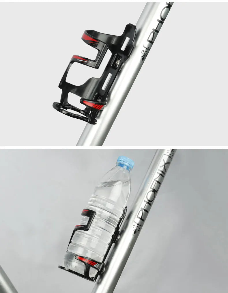 Deemount Bicycle Water Bottle Holder 65mm PC Mold-in Plastic Bottle Cage Carrier Rack Light Weight  Cycling Parts BKG-008