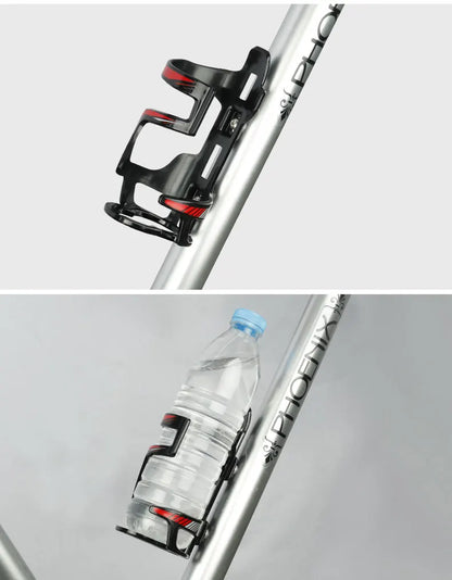 Deemount Bicycle Water Bottle Holder 65mm PC Mold-in Plastic Bottle Cage Carrier Rack Light Weight  Cycling Parts BKG-008