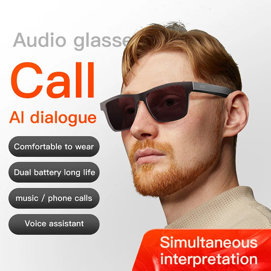 2025 E13PRO New Smart Glasses AI Translation Glasses Bluetooth Audio Glasses Bluetooth Earphones 15 Day Standby