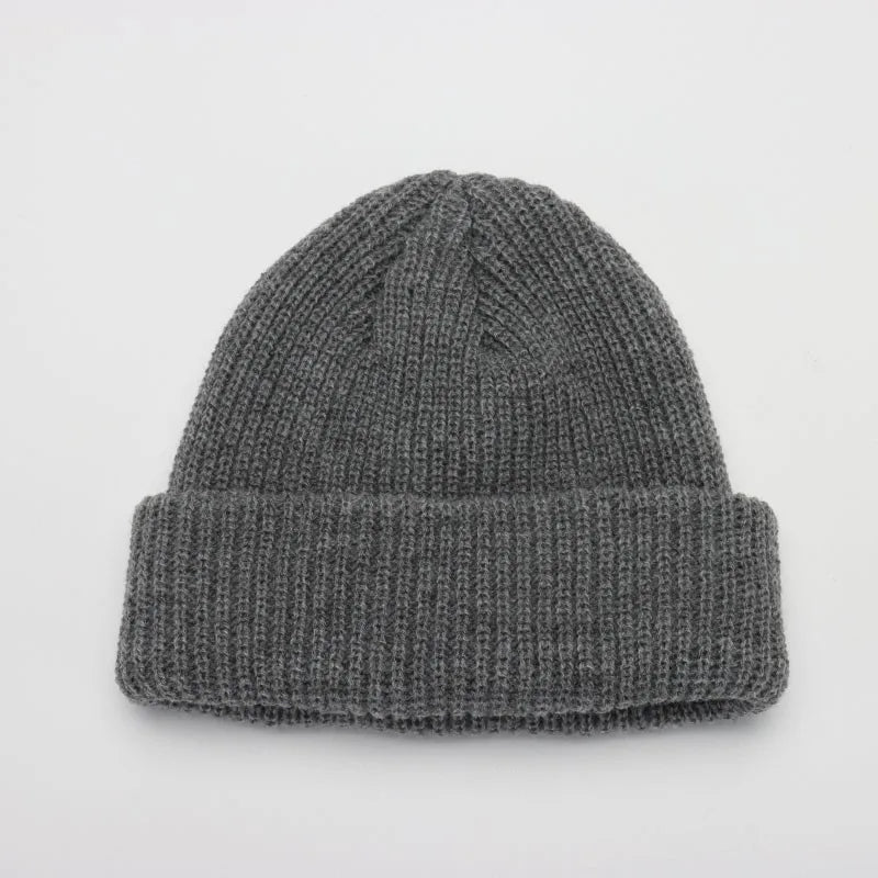 Winter Warm Beanies Casual Short Thread Hip Hop Hat Adult Men Female Knitted Skull Cap Elastic Unisex