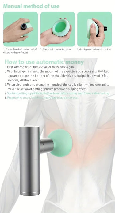 clitoris massage stimulation Drum Pressure Technology,  Fascia Gun Compatibility for Efficient Myofascial Release and Relaxation