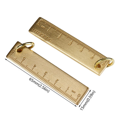 Metal tape measure keychain Stainless steel retractable ruler Key ring Practical small tools Measuring tools tape measure