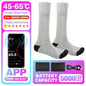 Winter Heated Sock Rechargeable Battery Stocking Men Women Electric Heating Ski Socks Sports Thermal Warmer Foot