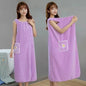 Large Bath towels For Body coral velvet Bath Towels Fashion Lady Wearable Fast Drying Beach Spa Bathrobes Bath Skirt