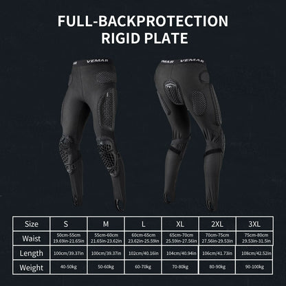 Off-Road Motocross Suit, Motorcycle Armor Jacket & Pants Set with Chest Back Guard, Breathable Protective Gear for Summer Riding