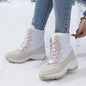 Snow Boots for Women Platform Shoes Boots Plush Keep Warm Women's Thigh High Boots Winter Ankle Boots Comfortable Walking Shoes