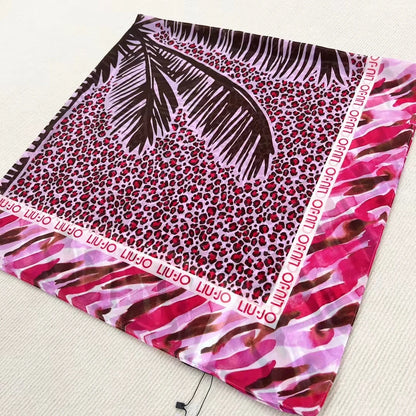 Foreign trade original single Italian autumn and winter new fashion brand printed light luxury shawl scarf