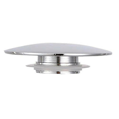 Brass Chrome Pop Up Basin Waste Drain Filter Bathroom Sink Push Button Click Clack Plug Hair Catcher Bathtub Drain Stopper