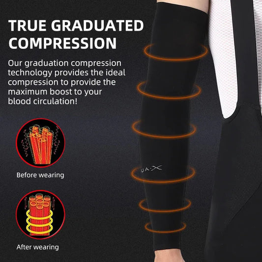 Summer Ice Silk Sports Arm Cover Cycling Sunscreen and UV Protection Outdoor Travel Running Fitness Protective Equipment