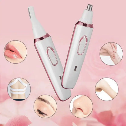 4 In 1 Electric Lady Shaver Body Hair Removal Epilator Painless Cordless Trimmer Razor Gifts For Women