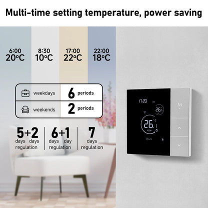 WiFi Thermostat Tuya Smart Home Thermoregulator For Boiler/Electric/Underfloor Heating Temperature Controller Alice Alexa Google