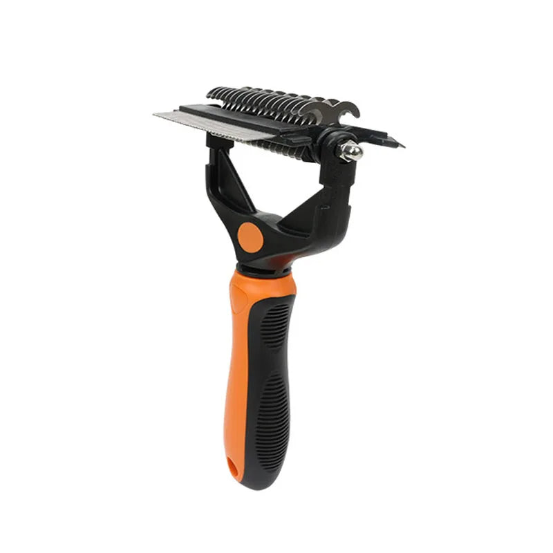 3 In 1 Pet Deshedding Brush, Dog Hair, Pet Fur Knot Cutter