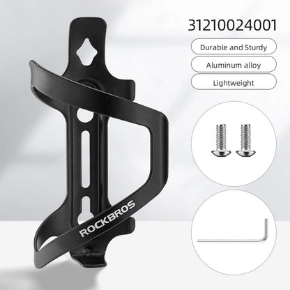 ROCKBROS Bicycle Bottle Cages Aluminium Alloy Cycling Water Bottle Holder Ultralight Cup Bracket Mount MTB Road Bike Accessories