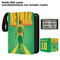 2026 World Cup Football Star Ronaldo Messi Mbappé 400/900pcs Album Book Folder Card Slots Collections Zipper Card Binder Holder