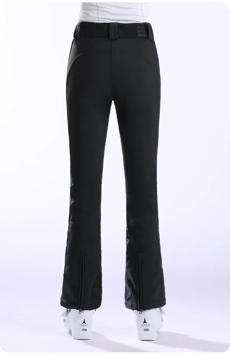 Winter Snowboarding Pants Thermal Skiing Pants New Slim Fit Women Snow Trousers Waterproof Clothes Outdoor Windproof Ski Pants