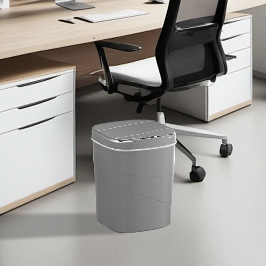 Smart Sensor Touchless Automatic Closing Trash Can Battery Powered for Kitchen Bathroom House Office