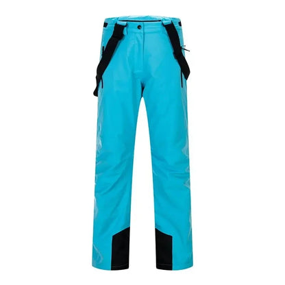 New High Quality Men Women Winter Thick Warm Skiing Pants Windproof Waterproof Breathable Suspender Trousers Snowboard Pants