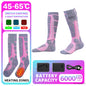 New Heated Socks for Men Women Rechargeable 6000mah Battery Electric Socks Winter Foot Warmer Outdoor Skiing Hunting Fishing