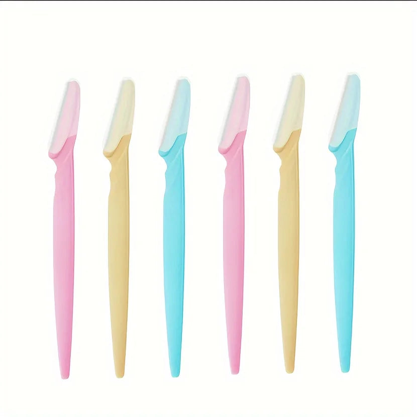 3/5/6/10/12 Piece Multi-Purpose Eyebrow Shaver Set - Gentle Facial Hair Trimmer Easy Grooming and Shaping Kit - Smooth Skin