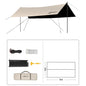 GIANXI Summer Ultralight Outing Camping Awning Gathering Picnic Rectangular Tent Portable Family Outdoor Beach Sunshade