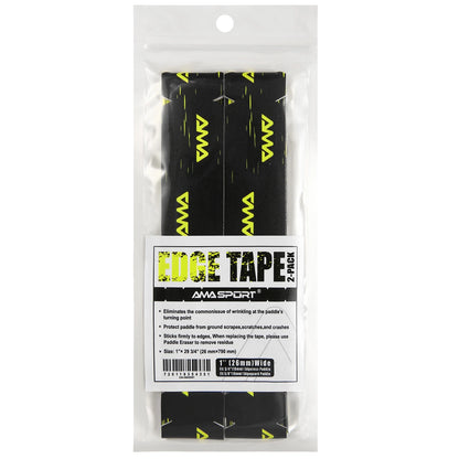 AMASPORT 2Pack Pickleball Paddle Edge Tape 20/23/26mm Paddle Head Edge Guard Racket Edge Protection Tape