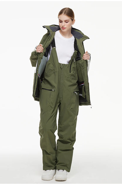 Men's and Women's Ski Pants Bibs, Bibbed Snowboard Pants, Bibs Snow Pants, Ski Suit, Snowboard Bib Trousers, 2025