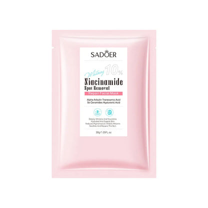 5pcs SADOER Nicotinamide Facial Masks Moisturizing Spot Removal Repair Brightening Hydrating Facial Masks Face Skin Care