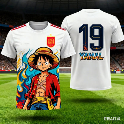 2026 New Arrival - Special Edition "One Dragon" Spanish Football Jersey - Round-neck Top - Suitable for Children's Football Spor