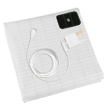 Grounding Bed Sheet with Organic Cotton Natural Wellness Healthy Earth Energy Mat