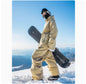 John snow 2024 New Male female couple Single and double board Ski suit set Loose type waterproof keep warm Ski pants ski jackets