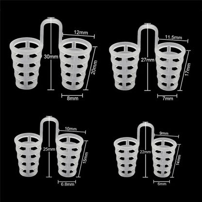 Anti Snoring Anti Snore Nose Clip Silicone Snoring Solution Device Snore Stopper Sleeping Aid Nasal Dilators Health Care