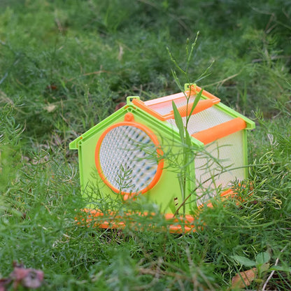 New 4 Color Portable Butterfly Insect Habitat Cage with Carrying Handle Collapsible Breathable Mesh Caterpillars Cage for Insect