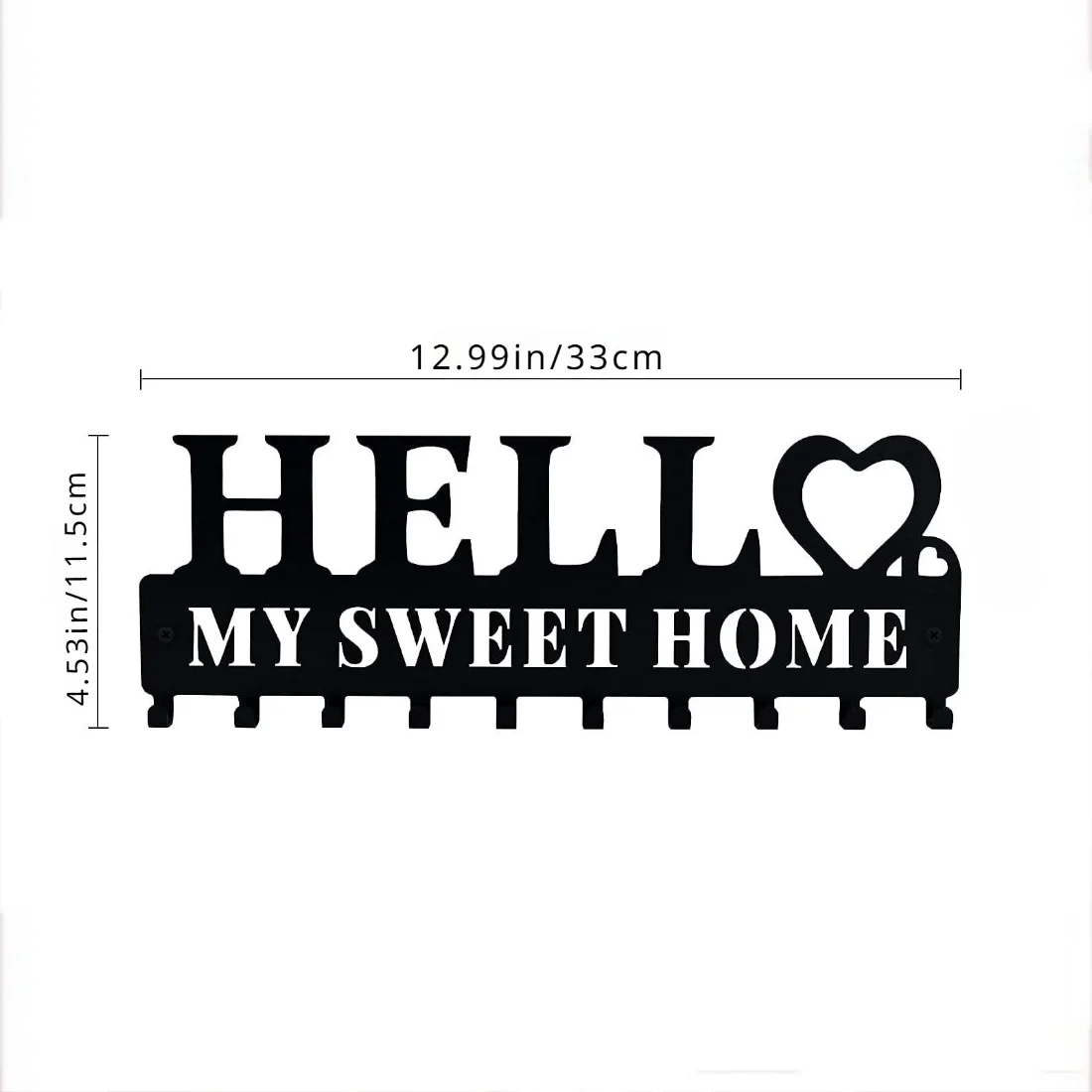Key Holder Wall Stylish Metal Key Holder Wall: Mounted Adhesive Hanger and Organizer for All Your Essentials Wall Hooks