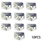 1-12 Pack Solar Lights Outdoor 100 LED Wall Lamp Motion Sensor Lights Waterproof Solar Street Light for Garden Porch Yard Garage