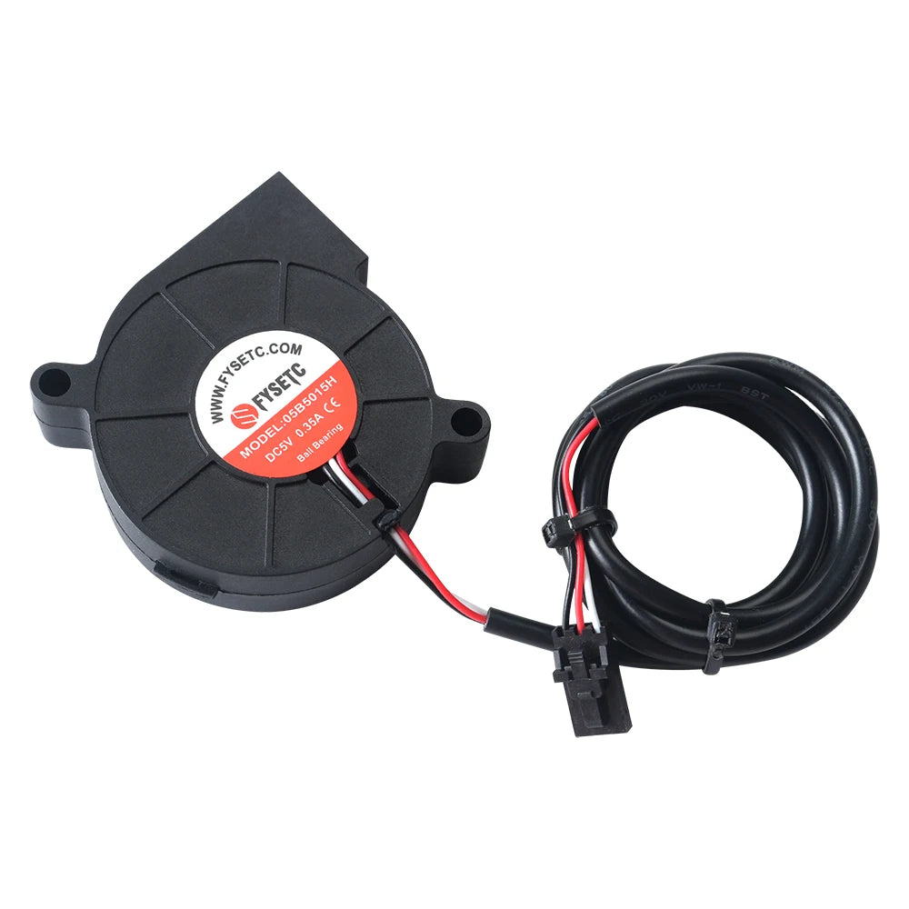 Prusa i3 MK3 MK3S+ DC 5V 5015 50mm Blow Radial Cooling Fan Double Ball Bearing Front Print Fan Cooler Radiator 3D Printer Parts