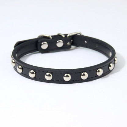 Rivets Anti-Bite Leather Dog Cat Collars Pu For Small Medium Large Dogs Pet Collar Pet Products Kitten Puppy Neck Strap