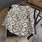 Square imitation silk scarf scarf for women multi-functional multi-floral silk texture scarf