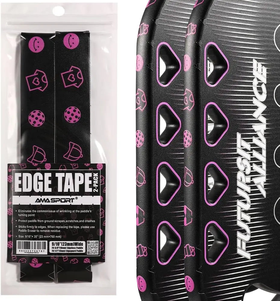 Pickleball Paddle Protection Tape - Paddle Head Edge Guard - Racket Edge Protection Tape -Pickleball Lead Tape- 2 Units Pack