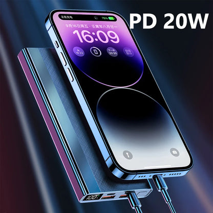 Power Bank 30000mAh 66W Fast Charging Powerbank Portable Charger External Battery Pack For iPhone 15 14 13 Huawei Xiaomi Samsung