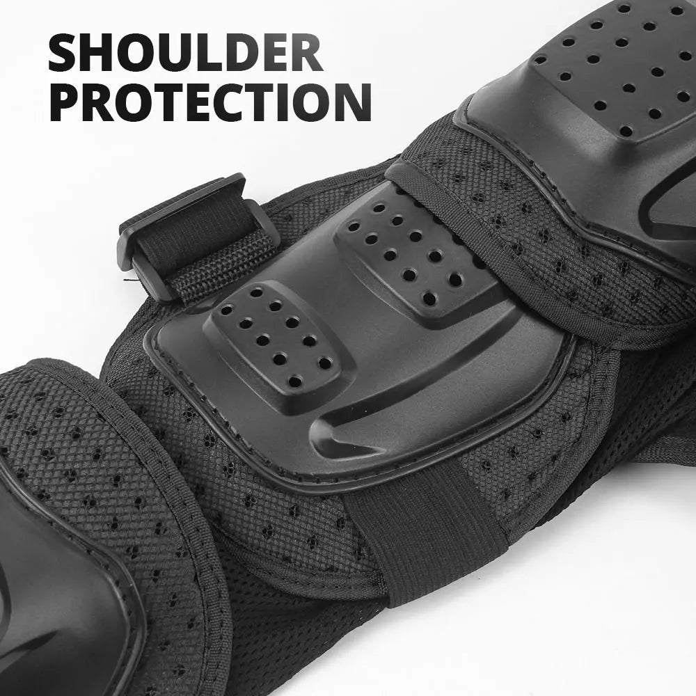 Motorcycle Jacket Summer Breathable Body Armor Motocross Chest Back Protector Jacket Motocross Enduro Racing Protective Gear